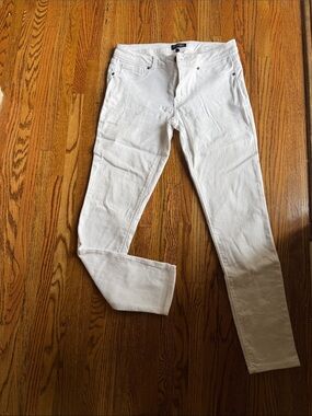 Women’s White Skinny Jeans – Stretch Slim Fit